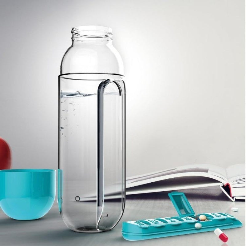 Wellness Bottle – 2-in-1 Hydration & Pill Organizer