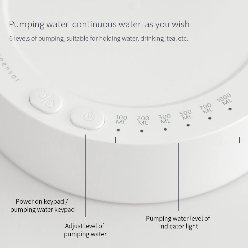 Smart Water Pump – Minimal Rechargeable Dispenser